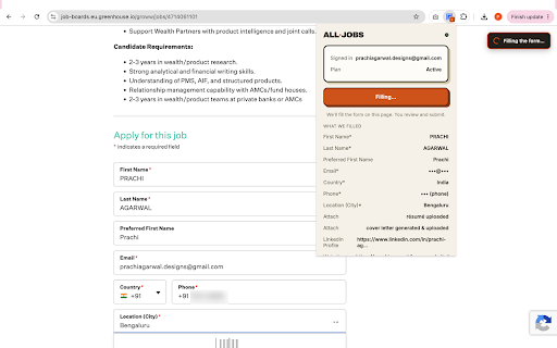Auto Apply by AllJobs :: Auto-fills job applications with your profile and saved answers. You review and submit.