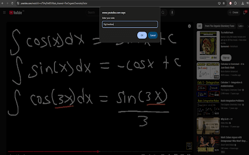 MarkTube :: Save timestamped notes on YouTube videos