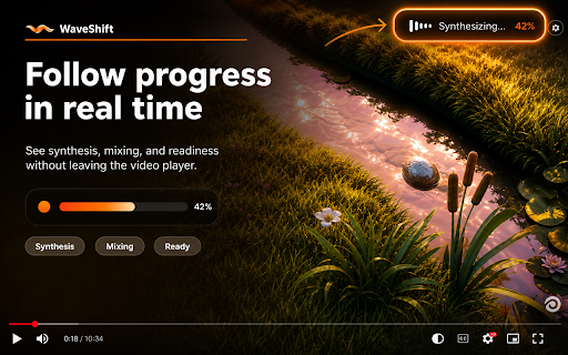 WaveShift – AI Video Translator :: One-click AI translation for YouTube and Bilibili videos