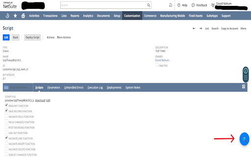 NetSuite Script Analyzer :: Analyze NetSuite scripts directly from the script record page. View modules, fields, records, and external files instantly.