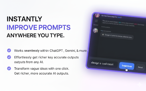 Prompt Helper :: Intelligent prompt refinement for Text, Code, Image, and Video generation. A frictionless enhancement experience.