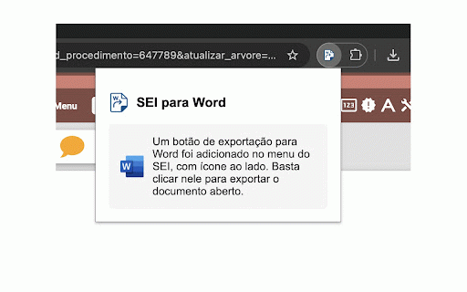 SEI para Word :: Extensão para converter documentos internos do SEI em formato Word.