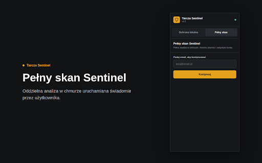 Tarcza Sentinel :: Skanuj obrazy na marketplace w poszukiwaniu oszustw generowanych przez AI