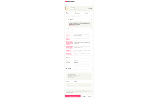 Pendo Install Validator :: Validates Pendo Install (Snippet or Launcher), captures console, checks identity/CSP, and confirms whether an API key is present.