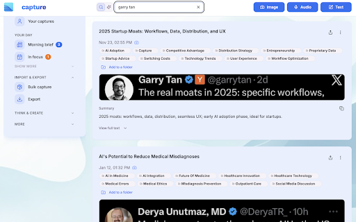 capture :: Capture text from any webpage or LinkedIn posts to your library.