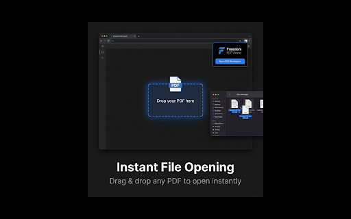 Freedom PDF Viewer :: PDF reader that intercepts PDF navigations and renders them locally with a built-in PDF.js viewer. No data leaves your browser.