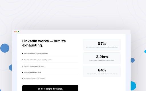 LeadVoice :: LinkedIn Presence & Comment Assistant