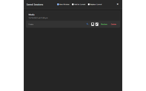 Flow Tabs Pro :: Advanced tab management with session saving, duplicate detection, and intelligent organization