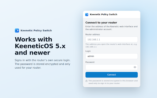 Keenetic Policy Switch :: Switch the internet access policy of devices on your Keenetic router in one click.