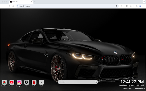 BMW M8 GRAN COUPE Live Wallpaper :: Experience BMW M8 Gran Coupe Live Wallpaper, where luxury meets raw performance.
