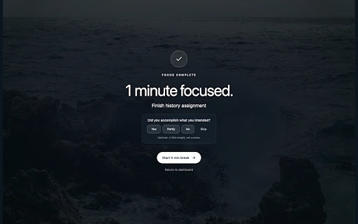 FocusFlow-Intentional Tab Design :: A calm new tab with tasks, focus timers, relaxing sounds and progress tracking. Free, with no account required.