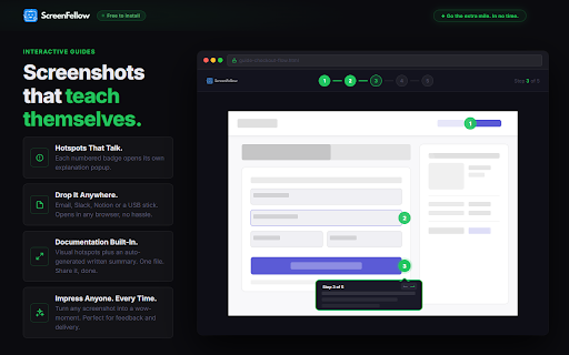 ScreenFellow: Full Page Screenshot & Annotator :: Capture, annotate & share screenshots as interactive guides with custom presets & smart history. #1 Pro-Level Tool!