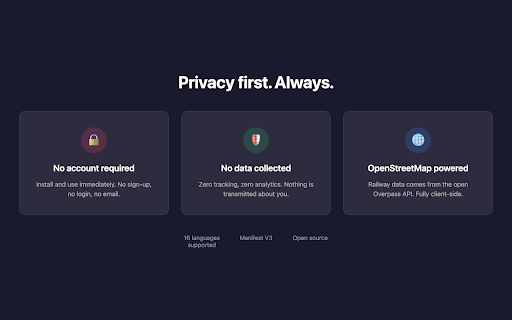 Railway Lines on Google Maps – Subway, Tram & Rail Overlay :: Overlay railway lines, subway, tram & light rail on Google Maps using OpenStreetMap data. No account needed.