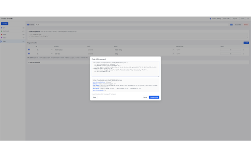 Header Override :: Modify HTTP request headers, ModHeader-style (Chrome MV3 / declarativeNetRequest)