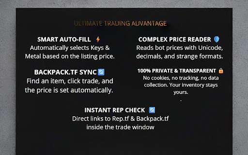 Nano Trade Assistant :: Automatización inteligente de tradeos para TF2. Detecta precios reales y protege contra estafas.