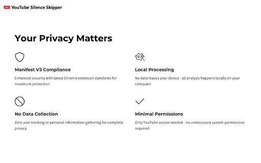 YouTube Silence Skipper :: Automatically skips silent periods in YouTube videos for a smoother viewing experience.