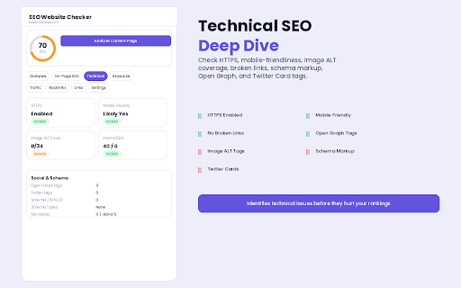 SEO Website Checker :: Modern on-page and technical SEO checker with actionable insights.