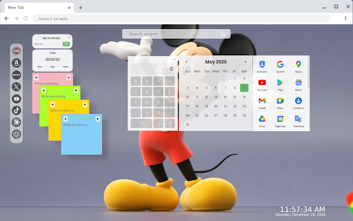Mickey Mouse 4K wallpaper :: Mickey Mouse 4K wallpaper New Tab brings vibrant HD live animations featuring Mickey’s cheerful spirit to every new browsing se...