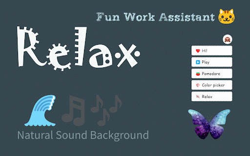 Fun Work Assistant :: A fun Chrome animated pet that delivers creative work tools and boosts productivity