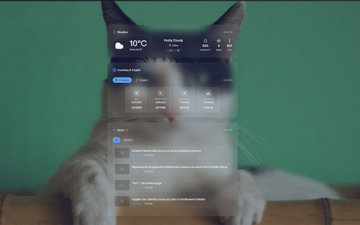 HotPage - Customizable Homepage :: A fully customizable browser homepage with widgets, themes, sticky notes, todo list, and personalization options.