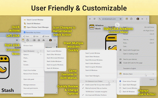 Window Stash :: Easily stash, backup, and restore Chrome windows, including tab groups.