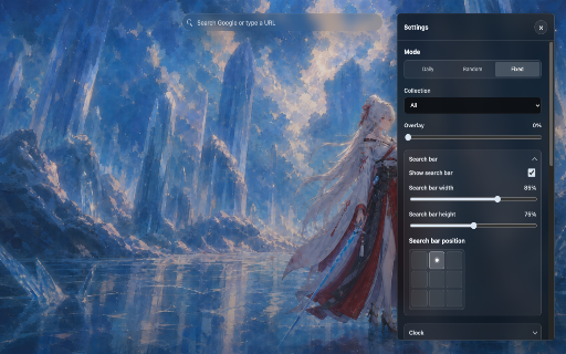 Wuthering Waves Art :: A Wuthering Waves art themed new tab with character backgrounds.
