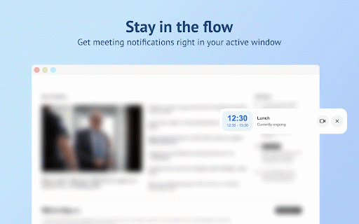 MeetingMate for Google Calendar :: Your all-in-one sidebar extension for Google Calendar, providing enhanced notifications and meeting management.