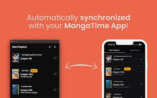 MangaTime - Smart Manga Tracker :: Automatically track your reading progress directly from your browser