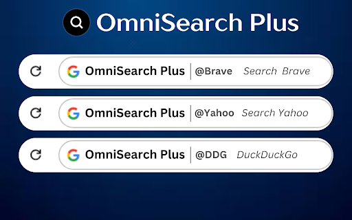 OmniSearch Plus - ChatGPT, Claude, YouTube, Bing Search Bar :: Quickly search across popular AI assistants, video platforms, and search engines directly from your address bar.