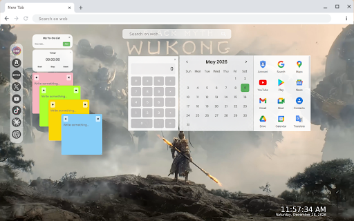 Black Myth Wukong Live Wallpaper :: Experience breathtaking HD live video wallpapers featuring the mythical world of Black Myth: Wukong with every new tab.
