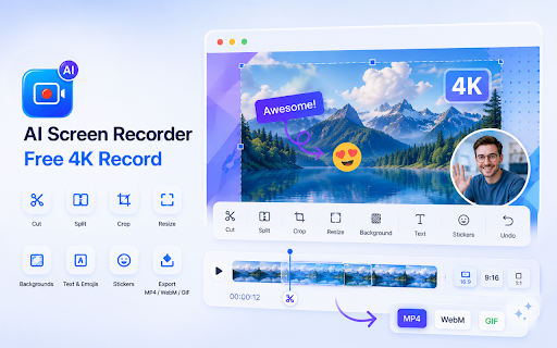 AI Screen Recorder - Free 4K Record & Edit :: A powerful screen recorder with AI-powered features. Capture, annotate, and edit videos effortlessly.