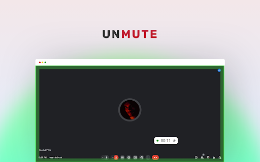 UnMute :: Be informed while you are on mute or unmute