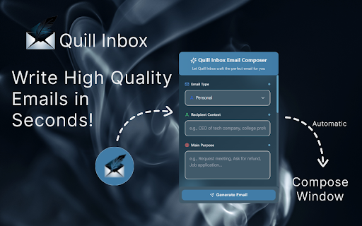 Quill Inbox :: AI-powered email categorization, prioritization, and composition assistant for Gmail