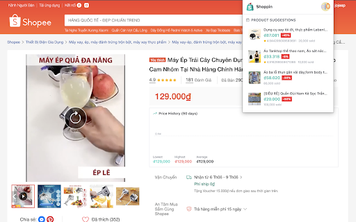 Shoppin :: Earn Gold while you shop — smart price history, AI review analysis & buy advice