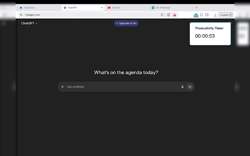Productivity Timer :: Track time spent on distracting websites with daily limits and visual warnings