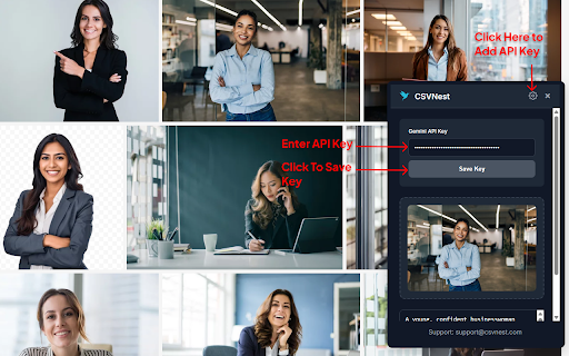 Image to Prompt Generator By CSVNest :: Right-click any image to instantly generate AI prompts. Works with Midjourney, DALL·E & more.