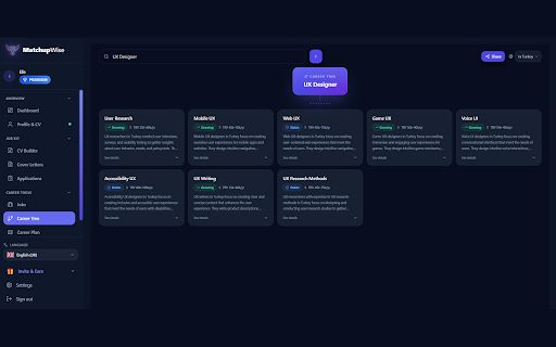 MatchupWise Career Assistant :: AI-powered job match scores, personalized cover letters, CV tailoring, and ATS scanning — directly on job listings.
