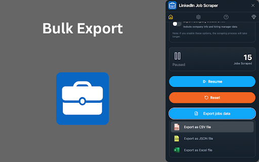 LinkedIn Job Scraper :: LinkedIn Job Scraper – Extract LinkedIn Jobs & Export Listings to CSV, JSON, Excel Fast