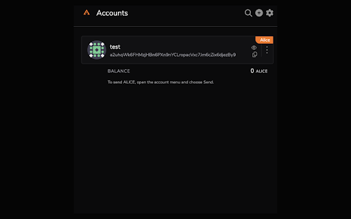 Alice Wallet :: Alice Wallet — hot wallet for Alice Protocol. Sign in with Alice, view balances, manage accounts. Keys never leave your device.
