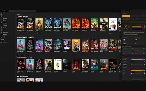 Plex Power Tools :: Search, stats, and admin insights for Plex Web