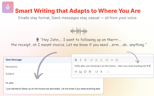 VoiceRecorder.AI - Record thoughts & let AI do the writing on any websites :: VoiceRecorder.AI - Record thoughts & let AI do the writing on any websites