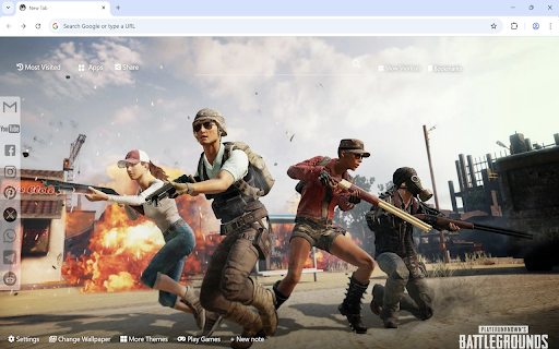 PUBG Wallpaper :: PUBG wallpaper turn new tab to HD PUBG background. Custom PUBG wallpaper background theme for game fans.