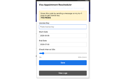 USA Visa Appointment Rescheduler :: **** No credits, no limits, use as much as you want ****
**** Secure - runs on your machine and no need to share user name or…