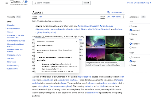 nodx Lens :: Select text or box any page region → AI explain, search, shop, or generate images. Captures stay marked and sync to nodx desktop.