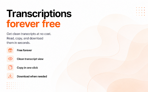 Transkripe: YouTube Transcript Tool :: Show the transcript of the current YouTube video and open it in Transkripe.