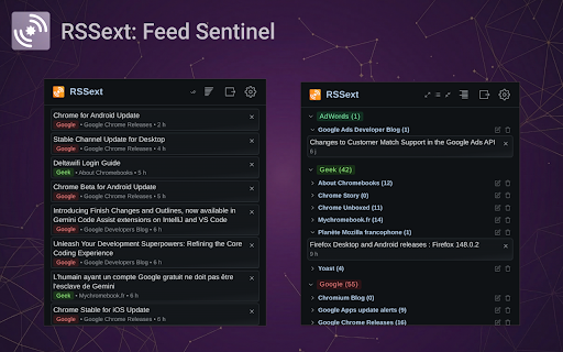 RSSext - Feed Sentinel :: A Sovereign RSS Watch Utility. Catch Your Bop, Leave The Mid!