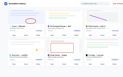 Draw & Highlight :: Draw, annotate, and highlight any webpage — a website annotation tool for markup, client feedback, and design collaboration.