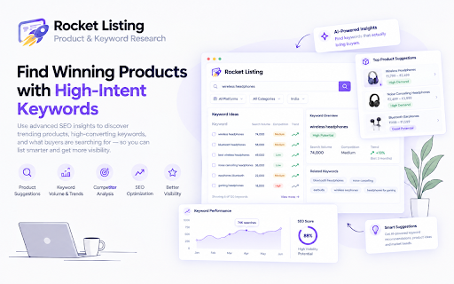 Rocket Listing :: AI listing assistant for Meesho, Flipkart, Amazon and more. Automate product uploads, fill forms, and replay seller tasks.
