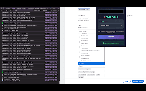 Smart-autoFiller :: AI-powered form filling for job applications with intelligent field detection and caching.