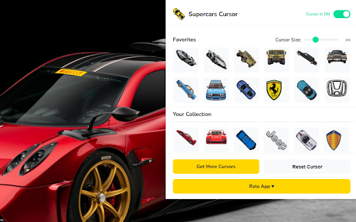 Supercars Cursor ★ Custom Cursor for Chrome™ :: Browse with 240+ supercar cursors: Lamborghini, Ferrari, Bugatti, McLaren & more!